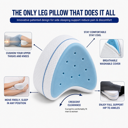 Side Sleeper Memory Foam Leg Pillow