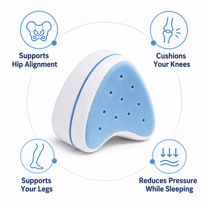 Side Sleeper Memory Foam Leg Pillow